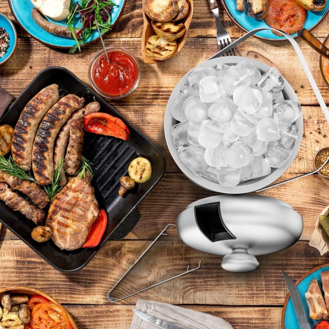 Thumbnail 3 de SilverRack Cubitera de acero inoxidable con pinzas y tapa