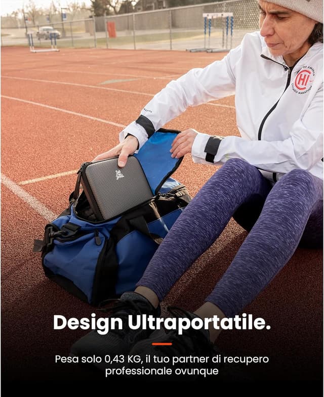 Detalle 2 de Bob and Brad Q2 Ultra Pistola Massaggio Muscolare con infrarossi e calore