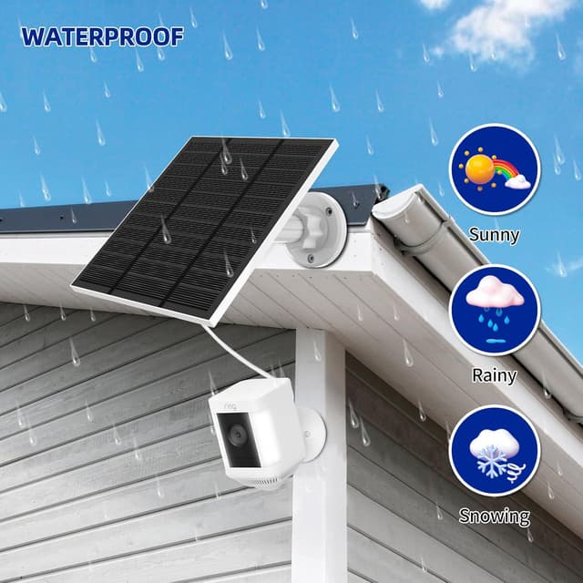 Detalle de Solar Panel Charger 5W Ring Camera Solar