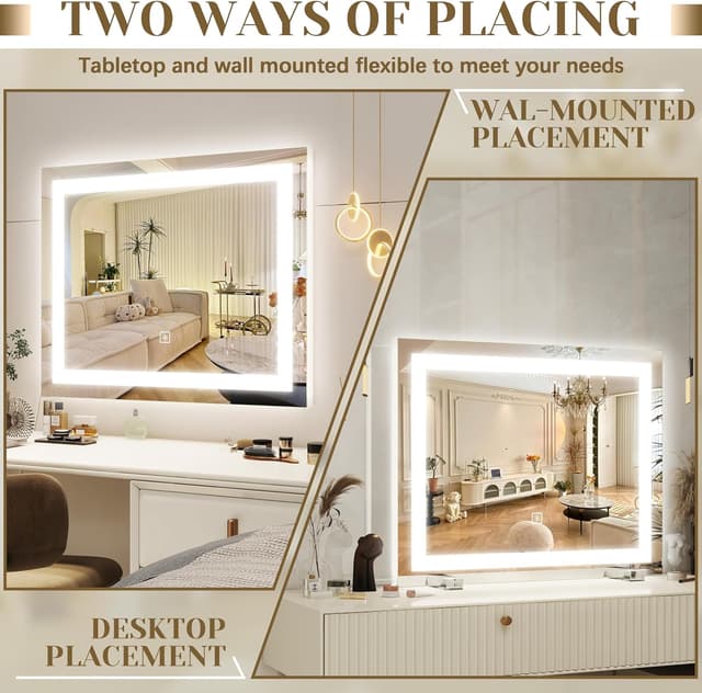 Thumbnail 5 de ROLOVE 22x20 Lighted Vanity Mirror