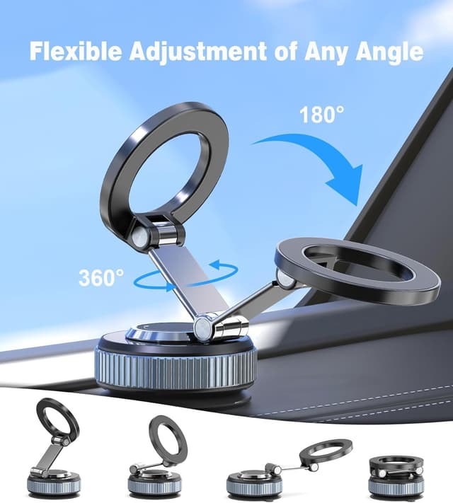 Detalle 2 de Gahenwo Vacuum Magnetic Car Phone Holder 360°