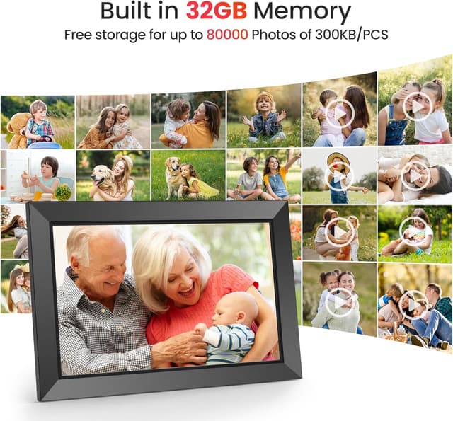 Thumbnail 3 de FRAMEO Digitaler Bilderrahmen 10,1" IPS 32GB 🖼