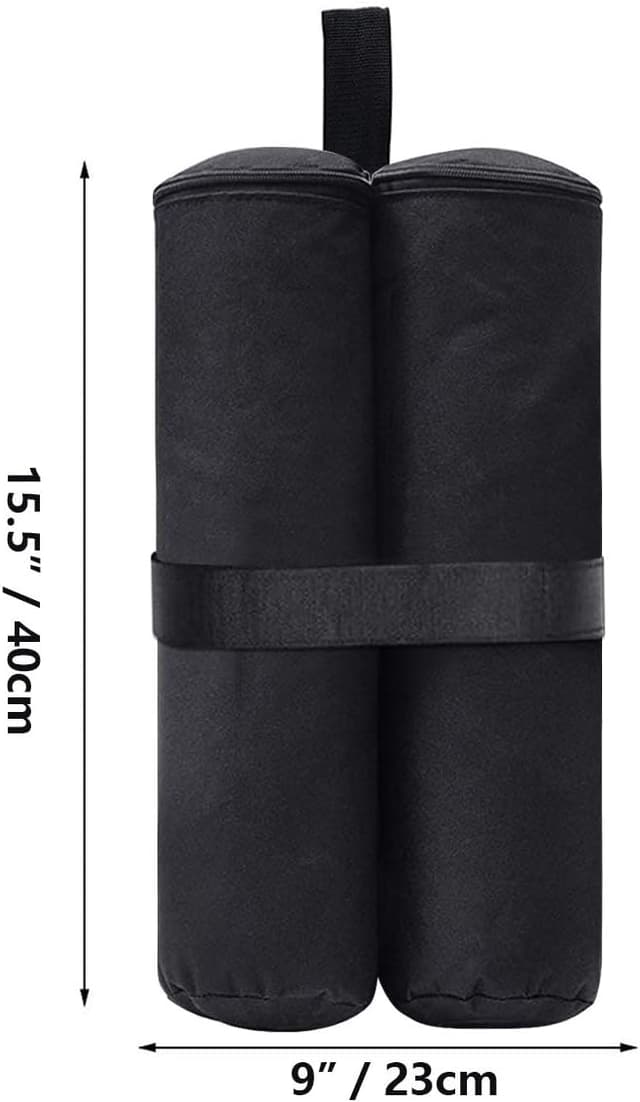 Detalle de RIOGOO set da 4 sacchi di sabbia per tende pop up e gazebo, in tessuto Oxford 600D con doppia cucitura