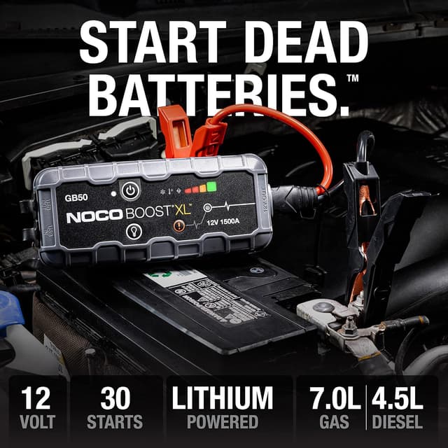 Detalle 2 de NOCO Boost GB50 booster batterie 1500A