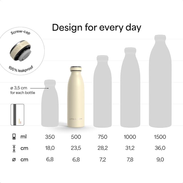 Thumbnail 3 de LARS NYSØM Stainless Steel Insulated Bottle 500ml