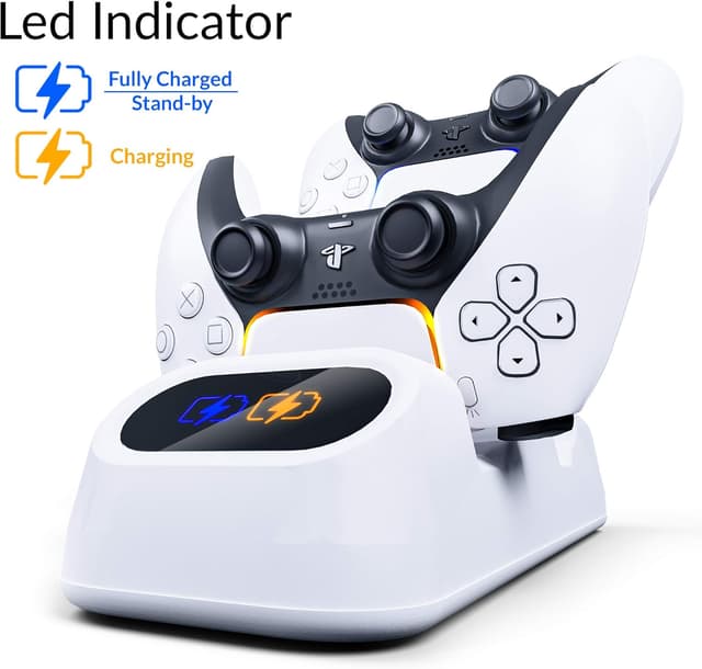 Detalle 2 de Orzly Duocharger PS5: Cargador USB-C para Mandos
