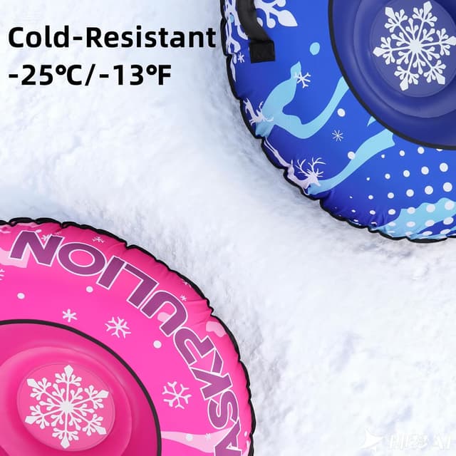 Thumbnail 4 de Inflatable Snow Tube Sled Heavy Duty snow tube