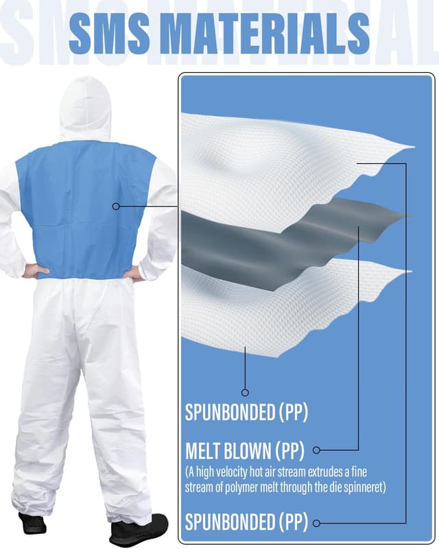 Thumbnail 1 de YIBER Mono protector desechable Overol ventilado