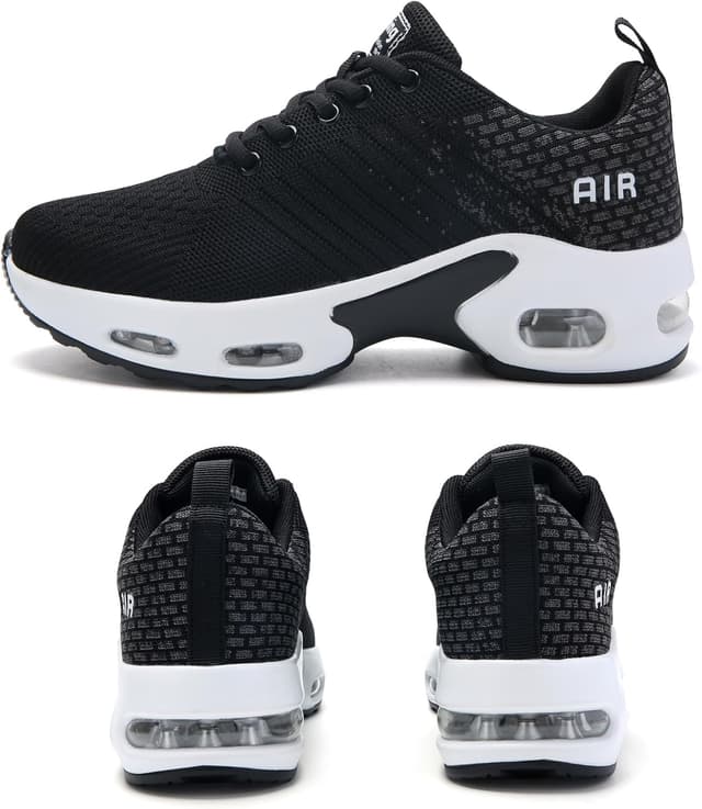 Detalle de HJJ Womens Air Cushion Arch Support Memory Foam Trainers