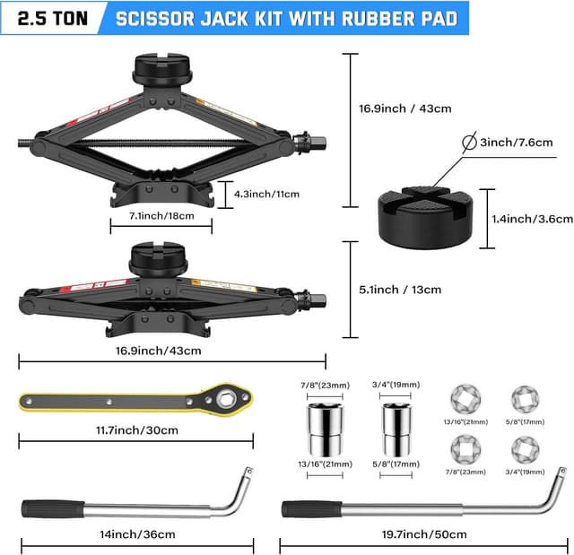 Thumbnail 6 de IMAYCC Wagenheber 2.5T Scherenheber