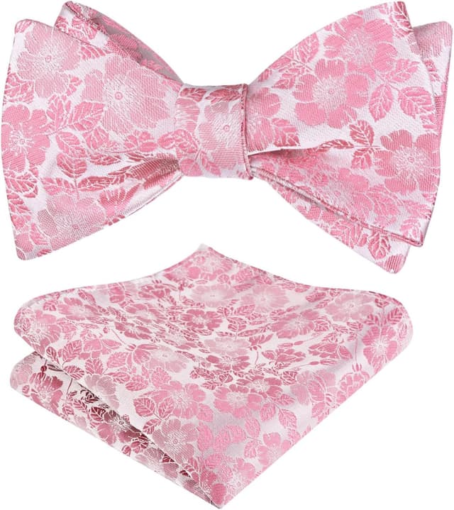 Detalle de Mens floral bow tie set