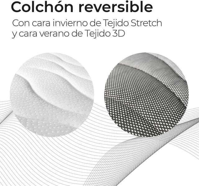 Thumbnail 4 de Somnia Descanso colchón Versalles viscoelástico 105x190