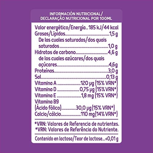 Thumbnail 6 de Kaiku Sin Lactosa leche semidesnatada UTH (pack 6 x 1 L) con vitaminas A, D y E y ácido fólico