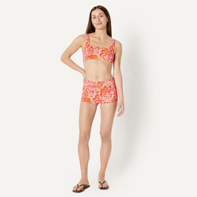 Detalle de Amazon Essentials Women’s Squareneck Swim Bikini Top