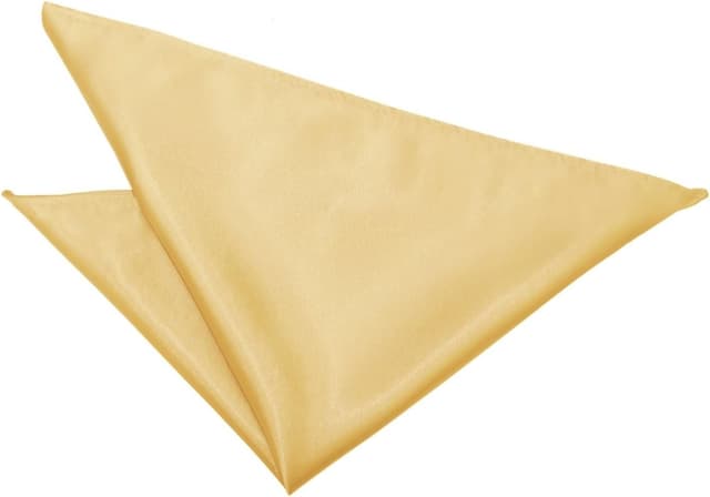 Detalle de DQT Plain Satin Formal & Casual Wedding Handkerchief / Pocket Square Hanky