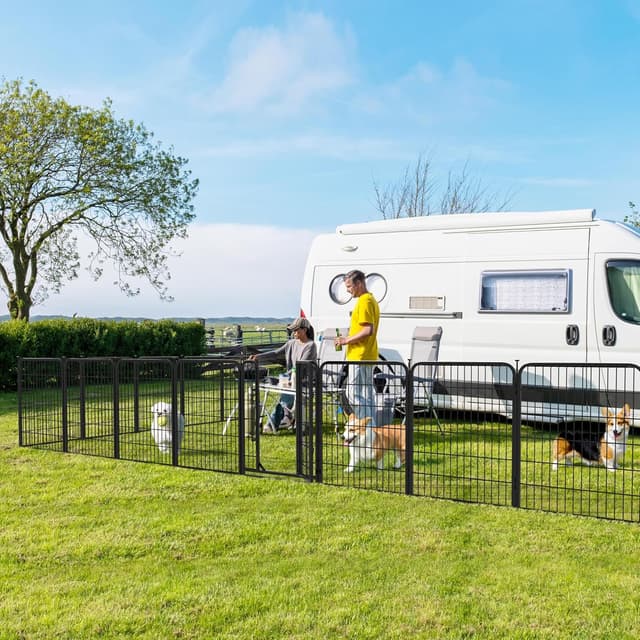 Thumbnail 1 de Yaheetech Welpenlaufstall 16-teilig 80cm