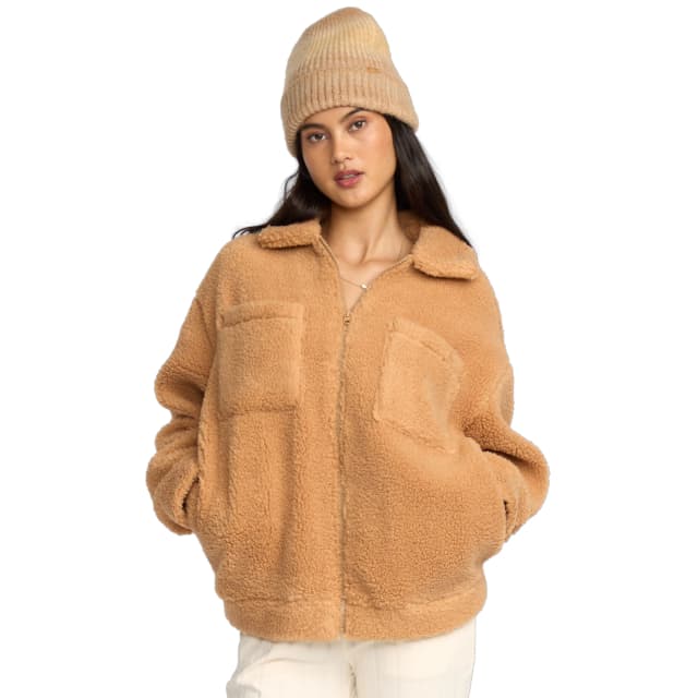 Imagen de Billabong Resound Sherpa Shacket oversize para mujer en OfertitasTOP
