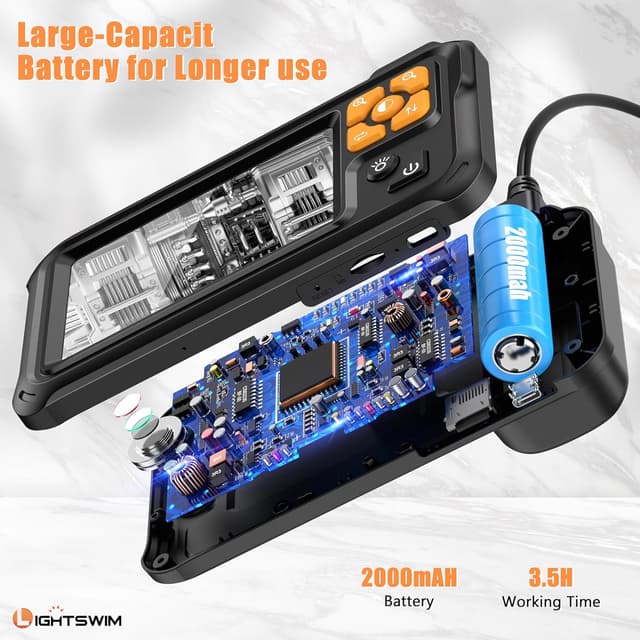 Detalle de Dual Lens Industrial Borescope 4.3 inch