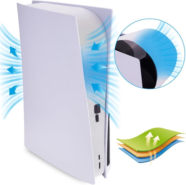 Detalle de playvital PS5 dust filter set, 12 plugs