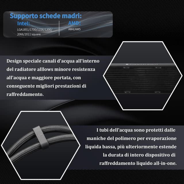 Thumbnail 2 de TR Wonder Vision 360 UB AIO raffreddamento liquido CPU con schermo 6,67″