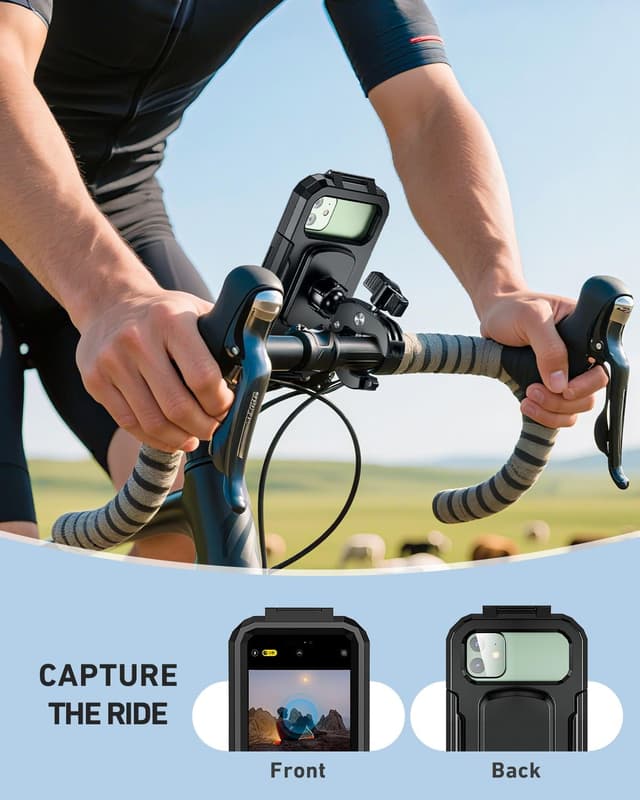 Detalle de LUROON Support Téléphone Vélo Moto 5.5-7.0