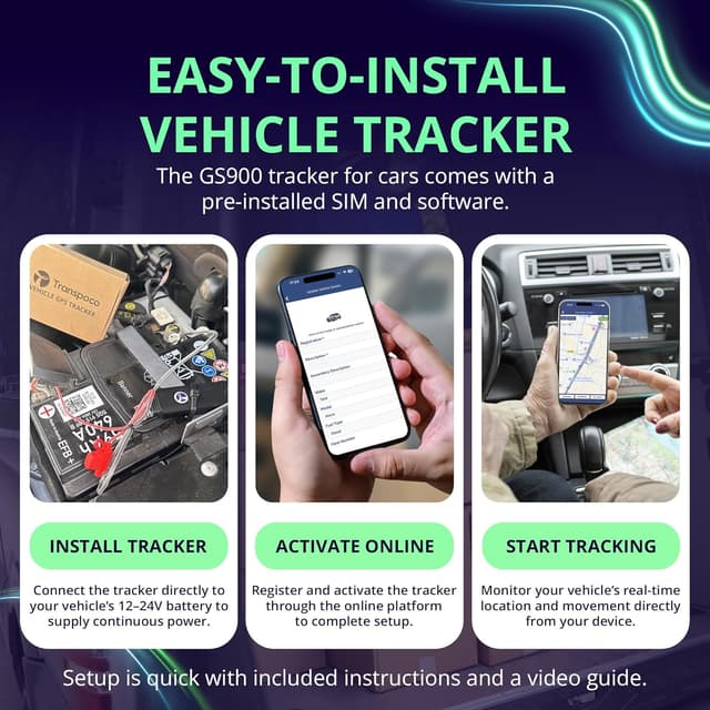 Detalle 2 de Transpoco 4G GPS Tracker (GS900) with SIM and 12-month prepaid plan (UK)