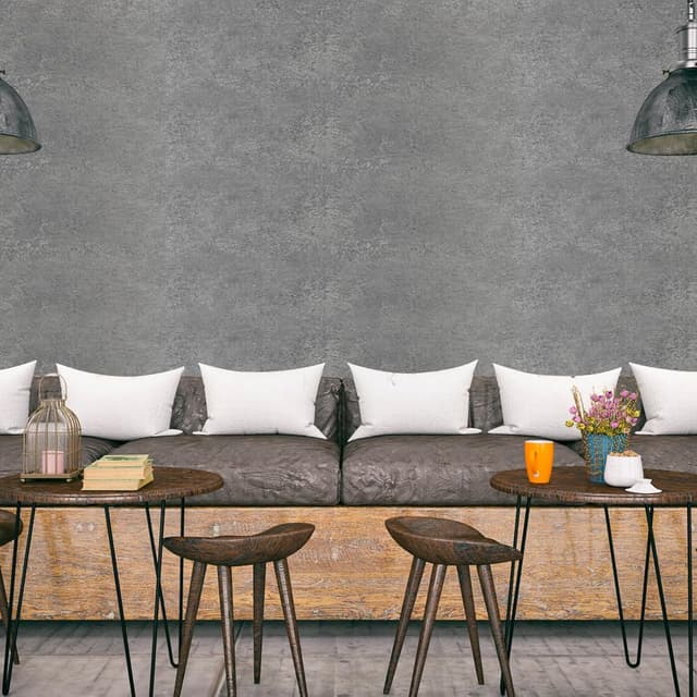 Thumbnail 6 de Decoroome Rotolo di plastica adesiva grigia 40 x 500 cm effetto cemento opaco