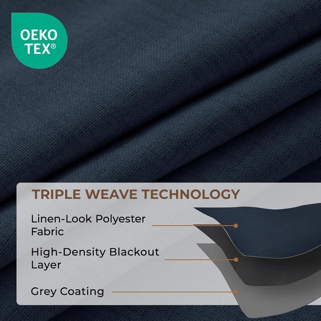 Detalle 1 de INOVADAY blackout curtains, 84 inch drop