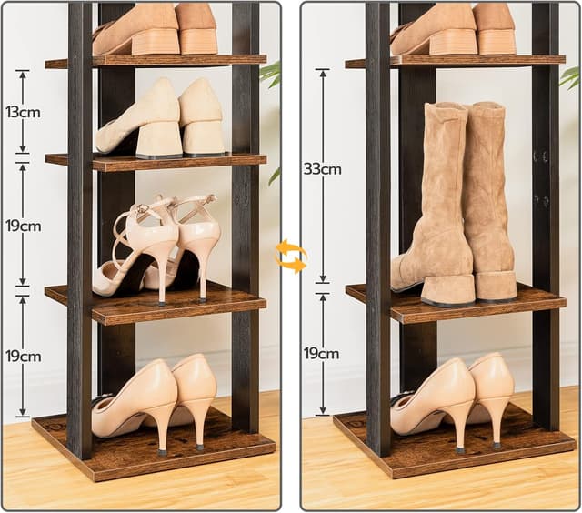 Detalle de HOOBRO Scarpiera 8 livelli per 8–10 paia