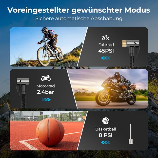 Thumbnail 3 de YOUNGDO 150 PSI Akku Kompressor 6000mAh