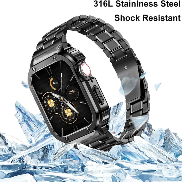 Detalle 1 de HASLFM Armband für Apple Watch 44/42 mm