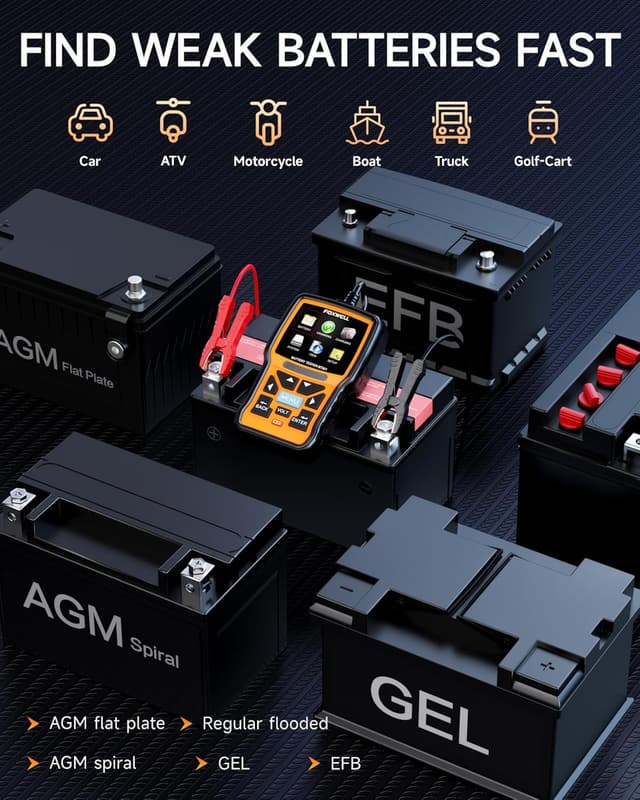 Thumbnail 5 de FOXWELL BT301 Car Battery Tester 12V
