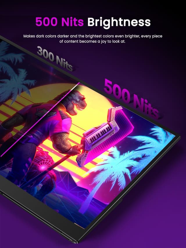 Detalle de UPERFECT 17.3-inch 4K QLED portable monitor