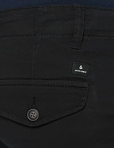 Detalle 1 de JACK & JONES Jjipaul Jjflake AKM 542 Black: vaquero cargo negro con ajuste cómodo