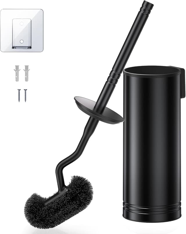 Imagen de HAMITOR Brosse WC murale sans perçage en OfertitasTOP