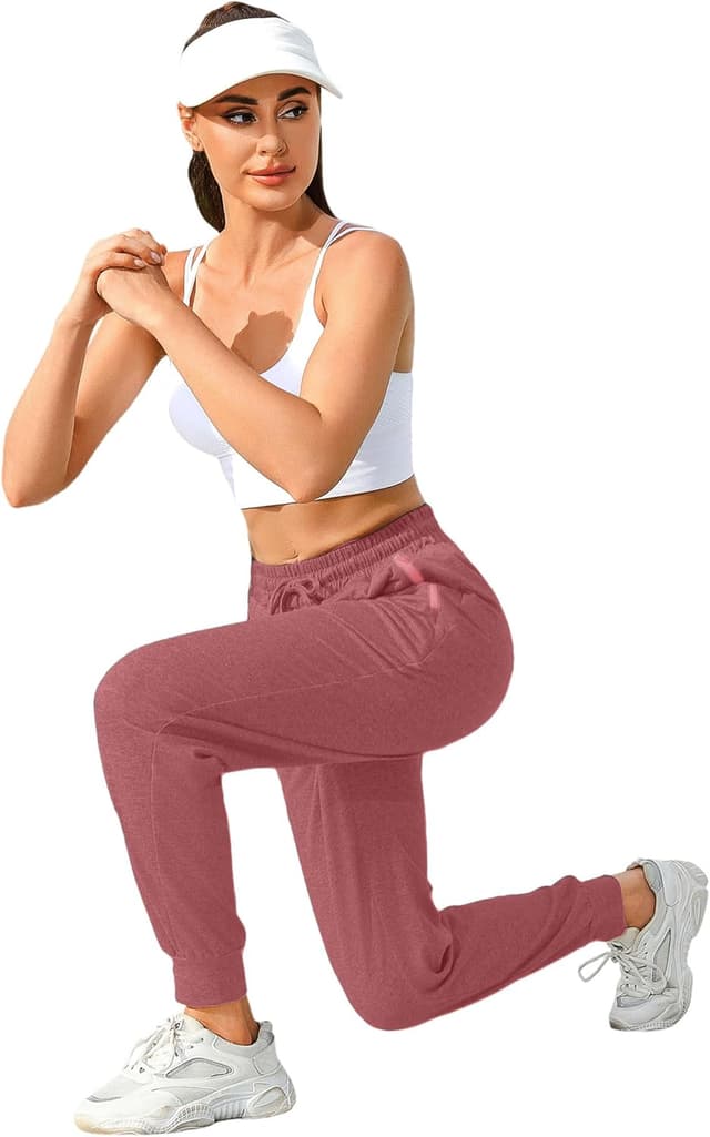 Detalle de Terecey Pantalon de jogging femme en coton (95% coton, 5% élasthanne) avec poches zippées