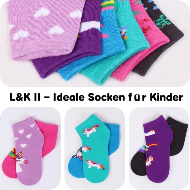 Detalle de Chaussettes enfants coton L&K-II 10/12