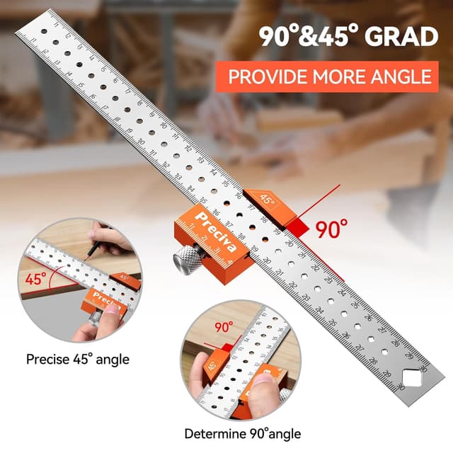 Thumbnail 2 de Equerre Charpentier Preciva 300 mm 🪚