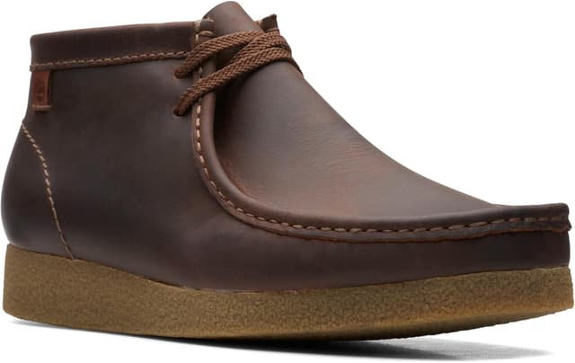 Detalle de Clarks Shacre Boot for Men, crepe-wedge comfort