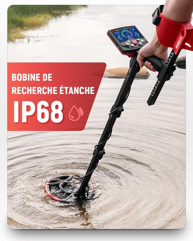 Thumbnail 4 de KAIWEETS Détecteur de métaux professionnel 6 modes