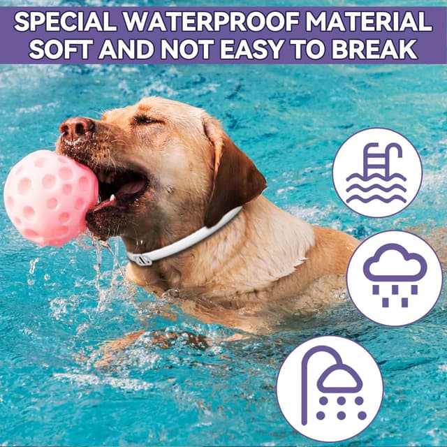 Detalle de Wansiven collier anti-puces réglable 65 cm imperméable pour chien