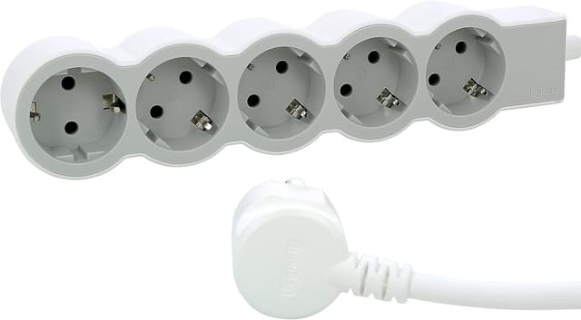 Thumbnail 4 de Legrand 694576 Regleta de Enchufes 4 Tomas, Negro/Gris ⚡