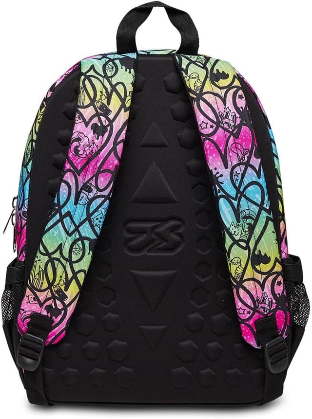 Detalle 2 de Seven Zaino Scuola Freethink Multicolore con ring light e doppio scomparto, 34 lt