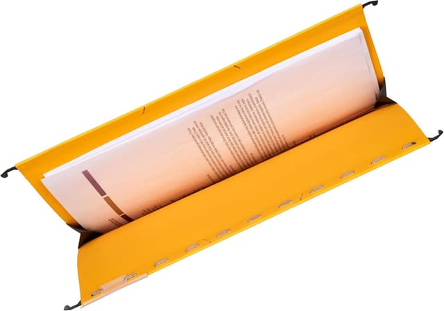 Thumbnail 5 de Elba lot de 5 pochettes suspendues A4 en carton kraft à motif grenouilles (5 couleurs) avec onglets