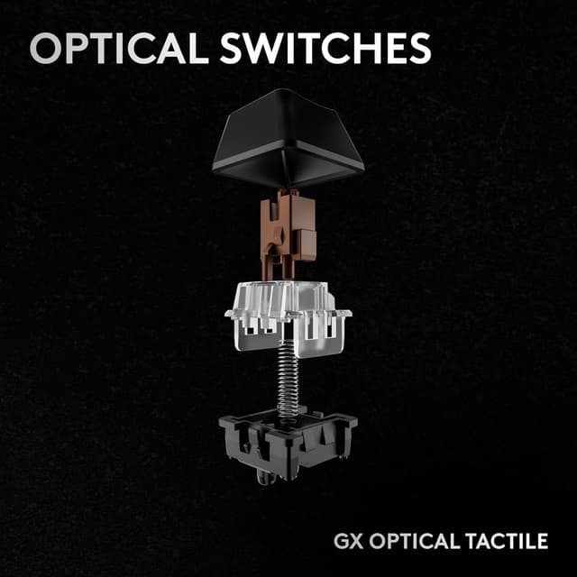 Thumbnail 6 de Logitech G PRO X 60 LIGHTSPEED Wireless Gaming Keyboard (TKL 60%, LIGHTSYNC RGB, GX Optical Tactile) – UK QWERTY, Black