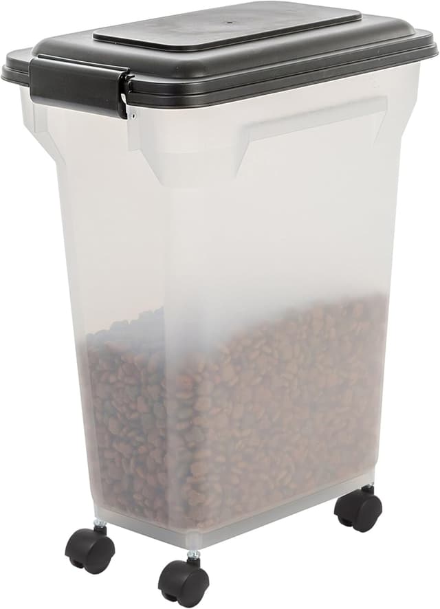 Detalle de Iris Ohyama boîtes croquettes 18 L noir