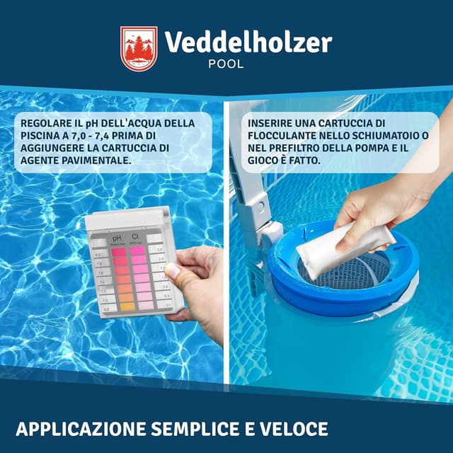 Thumbnail 5 de Veddelholzer 1 kg cartucce flocculanti per piscina