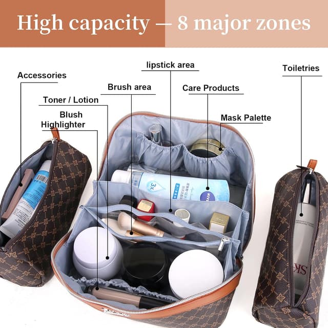 Thumbnail 6 de BOYATU Travel Makeup Bag 3-piece set