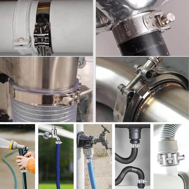 Thumbnail 6 de Lxoraziy T-Bolt Schlauchschellen 26-28mm 8er Set