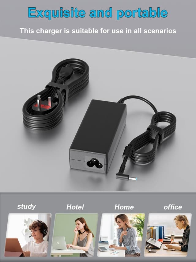 Thumbnail 6 de 65W AC charger for HP laptops